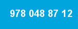 978 048 87 12 978 048 87 12